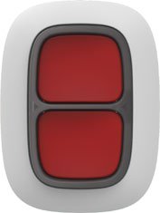 bežična panik tipka s dva gumba. Sa zaštitom od slučajne aktivacije - bijele