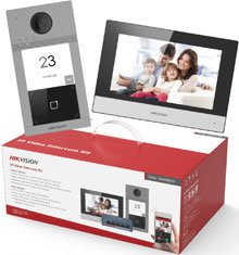 Interfon komplet sa jednom pozivnom tipkom