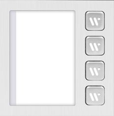 Modul s 4 mehaničke pozivne tipke i pozadinskim osvjetljenjem