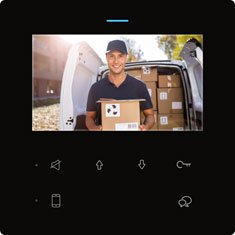 4.3'' TFT hands-free monitor za DVC interfonske sustave. Tanko kućište