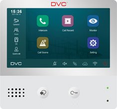 IP monitor sa 7" zaslonom osjetljivim na dodir. Mogućnost preusmjeravanja poziva na aplikaciju kao i "Picture in Picture" te "Quad-view" funkcija. Mogućnost povezivanja putem mrežnog kabela i/ili WiFi-a.